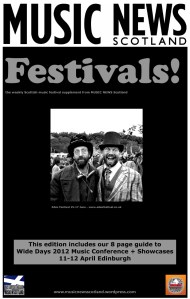 click to read the latest FESTIVALS! supplement from the MUSIC NEWS Scotland team