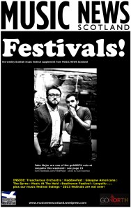 Click to read this edition of FESTIVALS! - this Issuu version is also suitable for iPad/iPhone