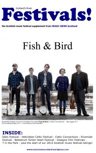 Click to read this edition of FESTIVALS! supplement from the MUSIC NEWS Scotland team