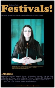 Click to read this edition of FESTIVALS! supplement from the MUSIC NEWS Scotland team - this Issuu version is suitable for all platforms including iPad/iPhone