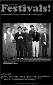 Click to read the latest edition of FESTIVALS! supplement from the MUSIC NEWS Scotland team - this Issuu version is suitable for all platforms including iPad/iPhone