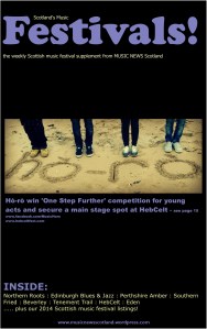 Click to read the latest edition of FESTIVALS! supplement from the MUSIC NEWS Scotland team - this Issuu version is suitable for all platforms including iPad/iPhone