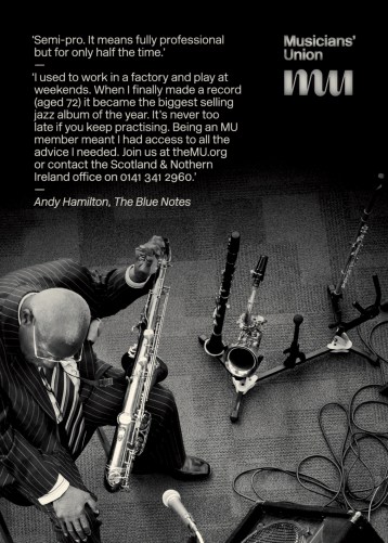 Musicians' Union - Andy Hamilton Click to visit the MU website