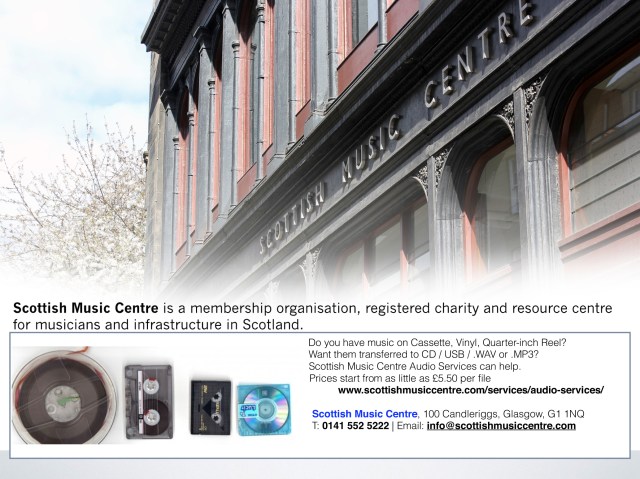 Scottish Music Centre - Nov 2015 advert